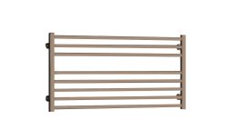 Grzejnik łazienkowy, poziomy 121x48 cm PMH Avento AVXLBE szaro-beżowy