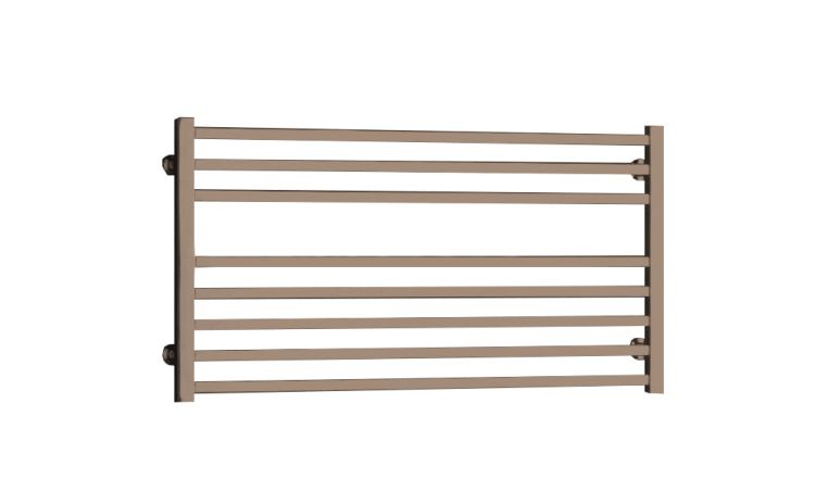 Grzejnik łazienkowy, poziomy 121x48 cm PMH Avento AVXLBE szaro-beżowy