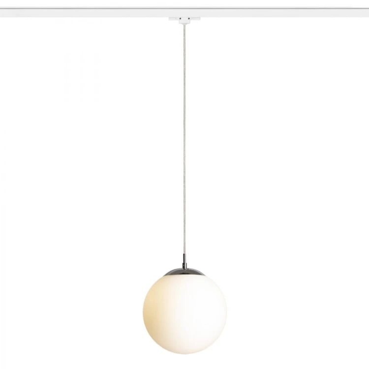 LUNA 25 do 3-faz. szyny  szkło opalowe/chrom 230V LED E27 15W