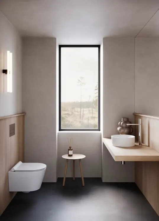 Krótka miska WC Slim wisząca 46 cm Rimless deska wolnoopadająca w komplecie Catalano Zero biały