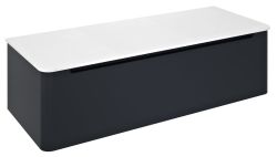 KERALA szafka pod umywalkę 120x35x47,5cm, 1 szuflada, antracyt mat