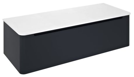 Przejdź do produktu KERALA szafka pod umywalkę 120x35x47,5cm, 1 szuflada, antracyt mat