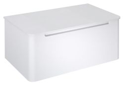 KERALA szafka pod umywalkę 80x35x47,5cm, 1 szuflada, biały połysk