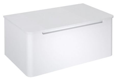 Przejdź do produktu KERALA szafka pod umywalkę 80x35x47,5cm, 1 szuflada, biały połysk