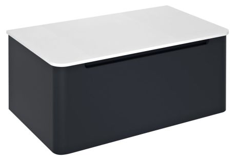 Przejdź do produktu KERALA szafka pod umywalkę 80x35x47,5cm, 1 szuflada, antracyt mat