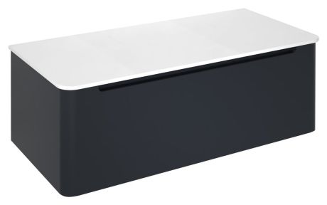 Przejdź do produktu KERALA szafka pod umywalkę 100x35x47,5cm, 1 szuflada, antracyt mat