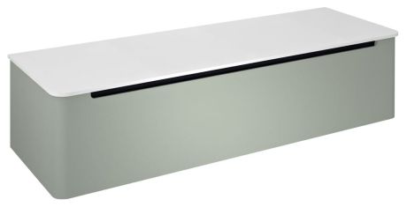 Przejdź do produktu KERALA szafka pod umywalkę 140x35x47,5cm, 1 szuflada, verde