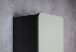 KERALA słupek wysoki, 38x143x32cm, 2 drzwiczki, lewy/prawy, agila/antracyt mat