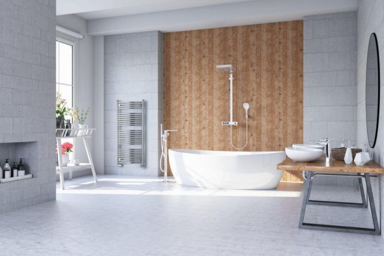 Grzejnik łazienkowy 60x129 cm PMH Danby D5C chrom