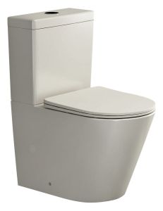 DARIO RIMLESS komplakt WC, odpływ poziomy/pionowy, biały