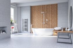 Grzejnik łazienkowy, drabinkowy 75x164 cm PMH Danby D9C chrom