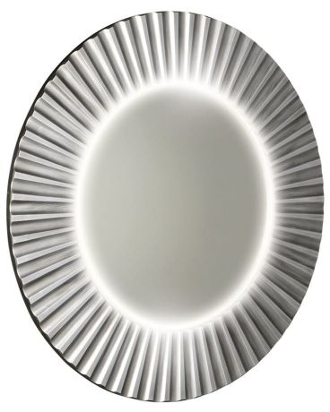 Przejdź do produktu PRIDE STRIP okrągłe lustro z oświetleniem LED w ramie średnica 75cm, srebro