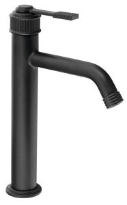 VERSI bateria umywalkowa, wysokość 240mm, czarny mat