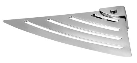 Przejdź do produktu Półka narożna do kabiny prysznicowej 178x178mm, ABS/stal nierdzewna polerowana