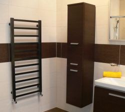 Grzejnik łazienkowy pionowy 60x79,2 cm PMH Galeon G2A czarny antracyt