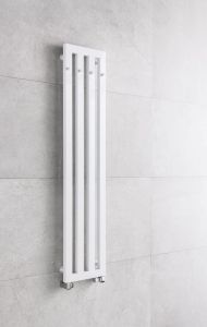 Grzejnik łazienkowy z haczykami 32,6x180 cm PMH Darius DAH6W biały
