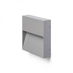 AQILA SQ ścienna szara  230V LED 6W IP54  3000K