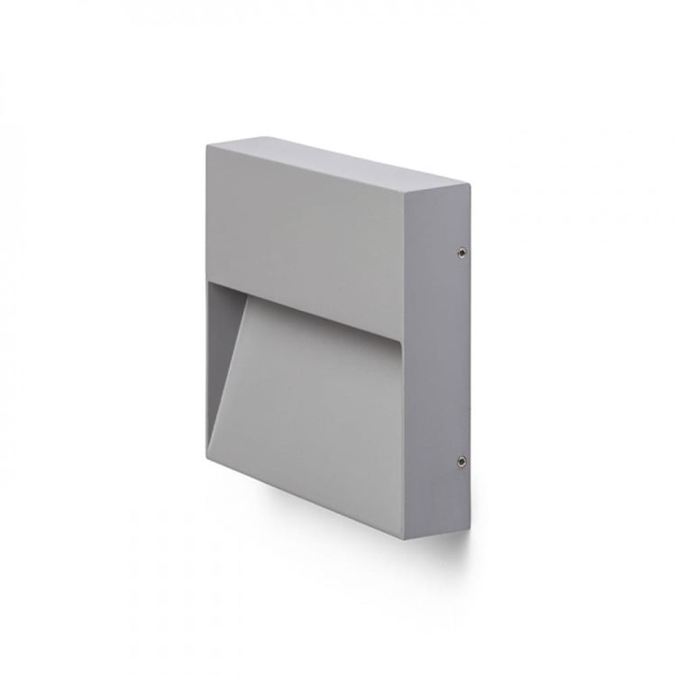 AQILA SQ ścienna szara  230V LED 6W IP54  3000K