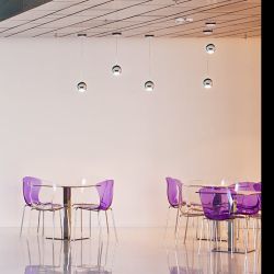 GLOSSY wisząca  chrom 230V LED 5W 3000K