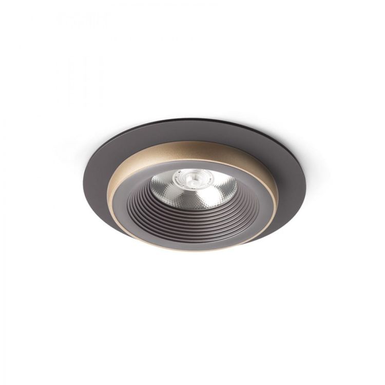 SHARM R I wpuszczana brązowa/perłowo-złota  230V LED 10W 24°  3000K
