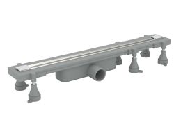 SUMISURA odpływ liniowy z rusztem ze stali nierdzewnej, L-450-1230, DN50