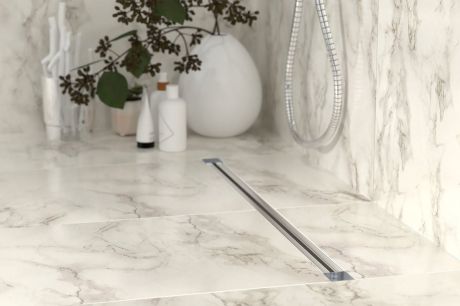 Przejdź do produktu SUMISURA odpływ liniowy z rusztem ze stali nierdzewnej, L-450-1230, DN50