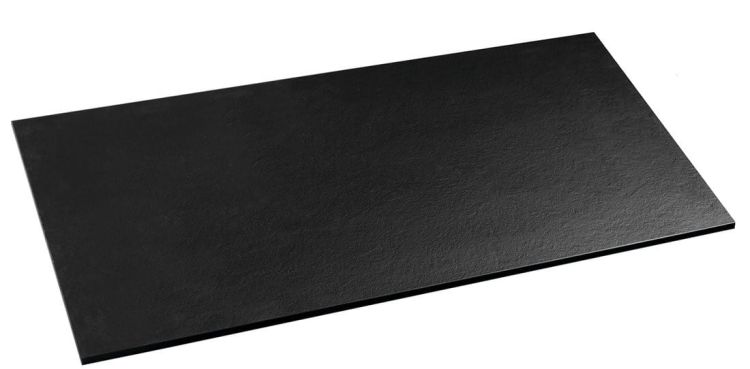 PREMIO blat kompaktowy HPL 90,7x1,2x48,8cm, czarny mat