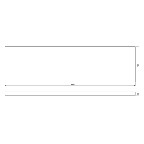 Przejdź do produktu AVICE blat pod umywalkę 180,4x48,8cm, grubość 5cm, dąb Rover