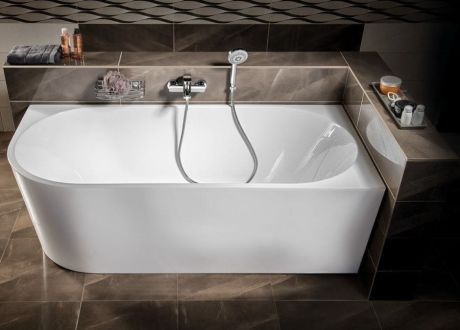 Przejdź do produktu TIBERA R wanna przyścienna, narożna 140x70cm, biały
