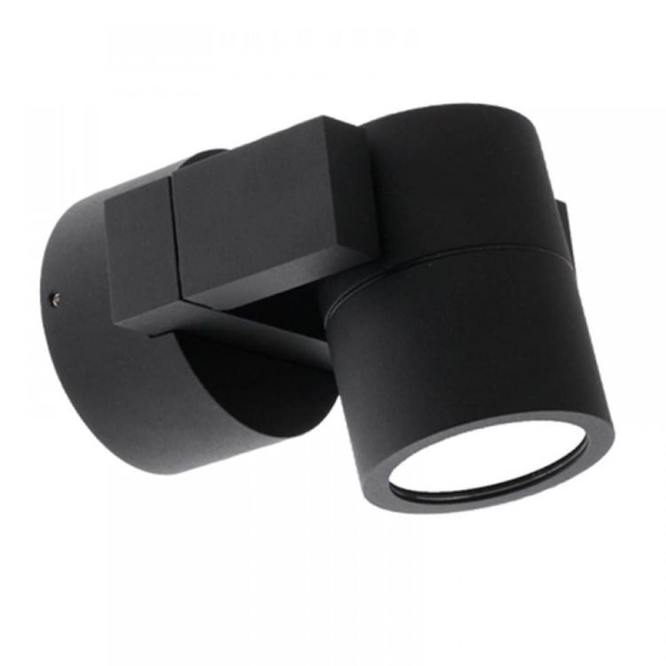 ORIT ścienna czarna /aluminium 230V LED 6W 80° IP44  3000K