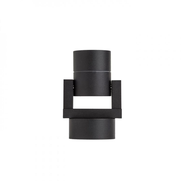ORIT ścienna czarna /aluminium 230V LED 6W 80° IP44  3000K