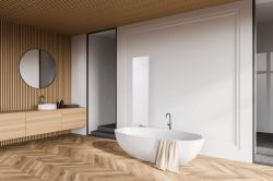 Grzejnik łazienkowy, pionowy 61x122 cm PMH Pegasus PG5W biały