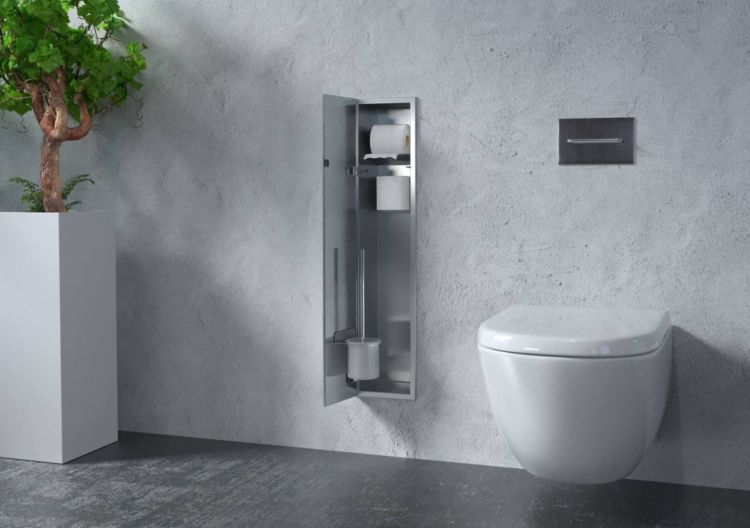 schowek do wc na szczotkę i papier z jednymi szklanymi drzwiami flat.JPG