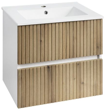 Przejdź do produktu PANEDA STRIP szafka umywalkowa 59,5x55x45,2cm, dąb emporio