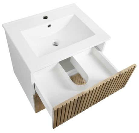 Przejdź do produktu PANEDA STRIP szafka umywalkowa 59,5x55x45,2cm, dąb emporio