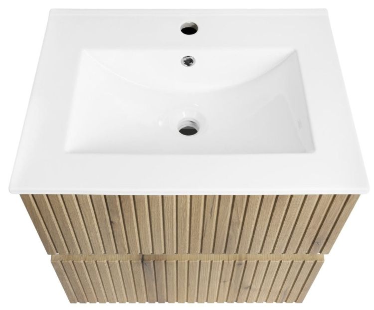 PANEDA STRIP szafka umywalkowa 59,5x55x45,2cm, dąb emporio