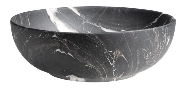 RONDANE umywalka ceramiczna nablatowa średnica 41cm, carnico marmor