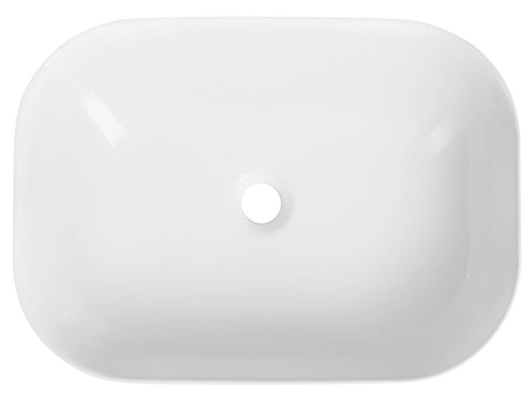 EVORA umywalka ceramiczna nablatowa 50,5x37cm, biały