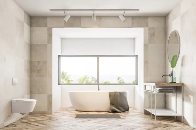 Toaleta myjąca z funkcją bidetu, suszenia i podgrzewaną deską, ze stelażem podtynkowym Geberit Major&Maker Superior A biały-chrom