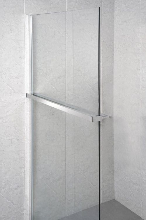 Półka do walk-in kabinę prysznicową, 142cm, chrom