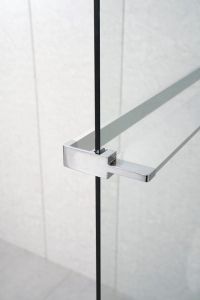 Półka do walk-in kabinę prysznicową, 142cm, chrom