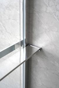 Półka do walk-in kabinę prysznicową, 142cm, chrom