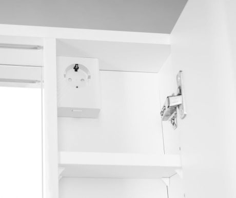 Przejdź do produktu ZOJA/KERAMIA FRESH STRIP szafka z lustrem i oświetleniem LED, 60x60x14cm, prawa, biały