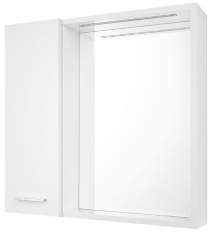 Przejdź do produktu ZOJA/KERAMIA FRESH STRIP szafka z lustrem i oświetleniem LED, 60x60x14cm, lewa, biały