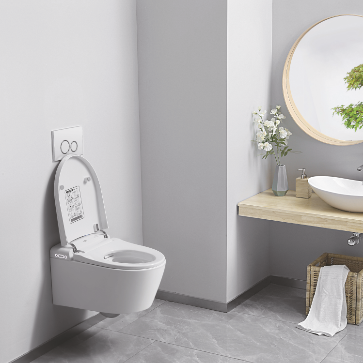 Toaleta myjąca, susząca i podgrzewająca deskę WC ze stelażem podtynkowym Tece Major&Maker Superior biały