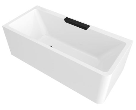Przejdź do produktu CASCATA L MONOLITH wanna prostokątna 180x80x60, kaskada czarna