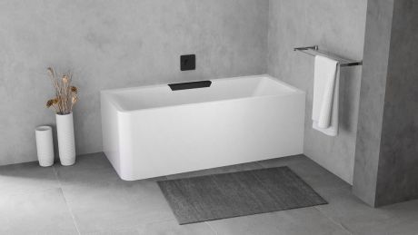 Przejdź do produktu CASCATA R MONOLITH wanna prostokątna 180x80x60cm, kaskada czarna