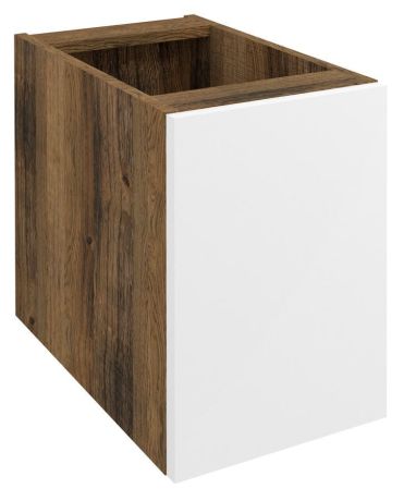 Przejdź do produktu WAVE szafka wisząca dolna 30x45x47,8cm, prawa/lewa, biała/dąb collingwood