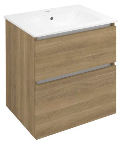 Przejdź do produktu EZARA szafka pod umywalkę 59,2x64x46cm, dąb cuneo