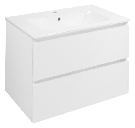 Przejdź do produktu EZARA szafka pod umywalkę 69,8x52x46cm, biały połysk